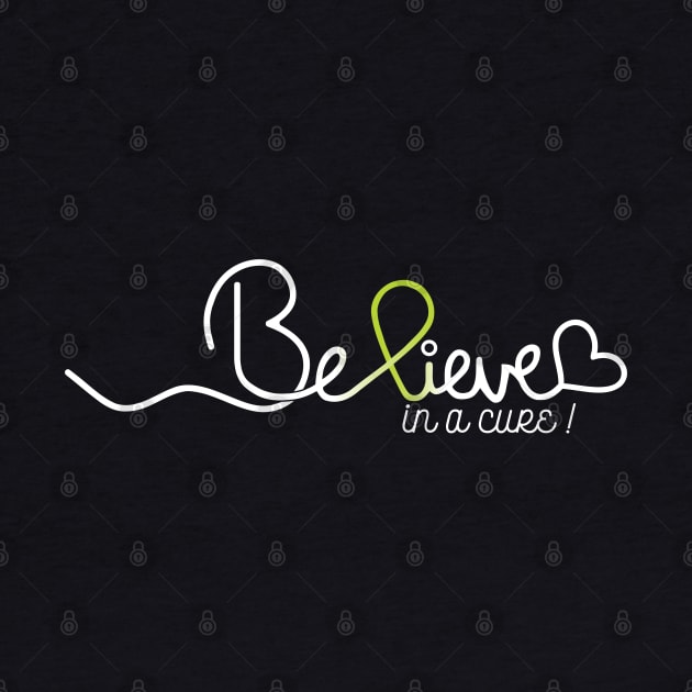 Believe- Lymphoma Cancer Gifts Lymphoma Cancer Awareness by AwarenessClub